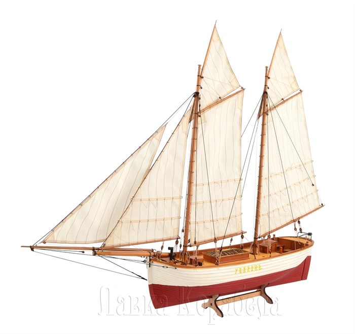 Императорская яхта бот Увалень 1:48 (Груша) F0505G - фото 6023