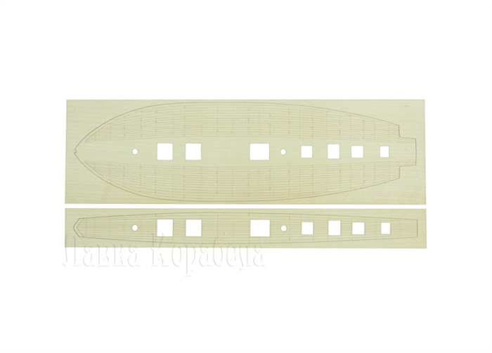 Палуба на бриг Меркурий + ватервейс 1:72 2481 - фото 7096