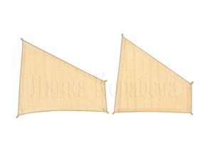 Клееные паруса на канонерский Йол 2630