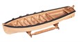 Рабочий катер 10 весельный 1:72+фигурка F0310 - фото 4593