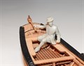 Шлюпка шестивесельная 1763г. 1:72+фигурка F01S6